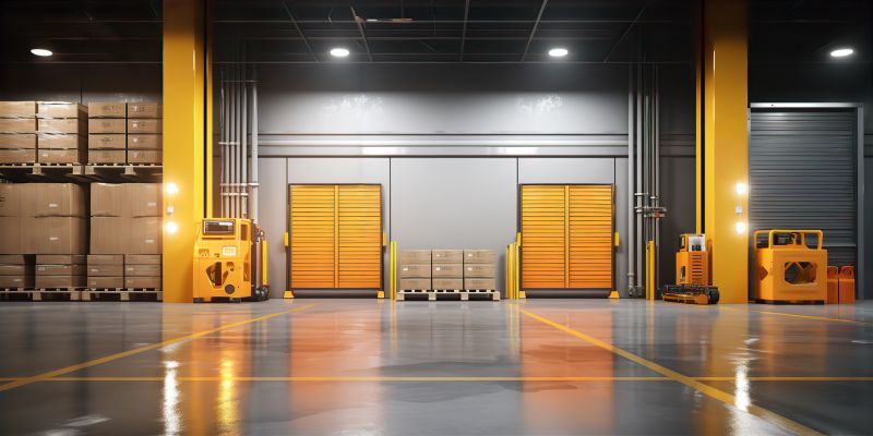 Retail Floor Painting detail