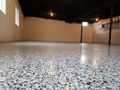 Garage Floor Epoxy Installation